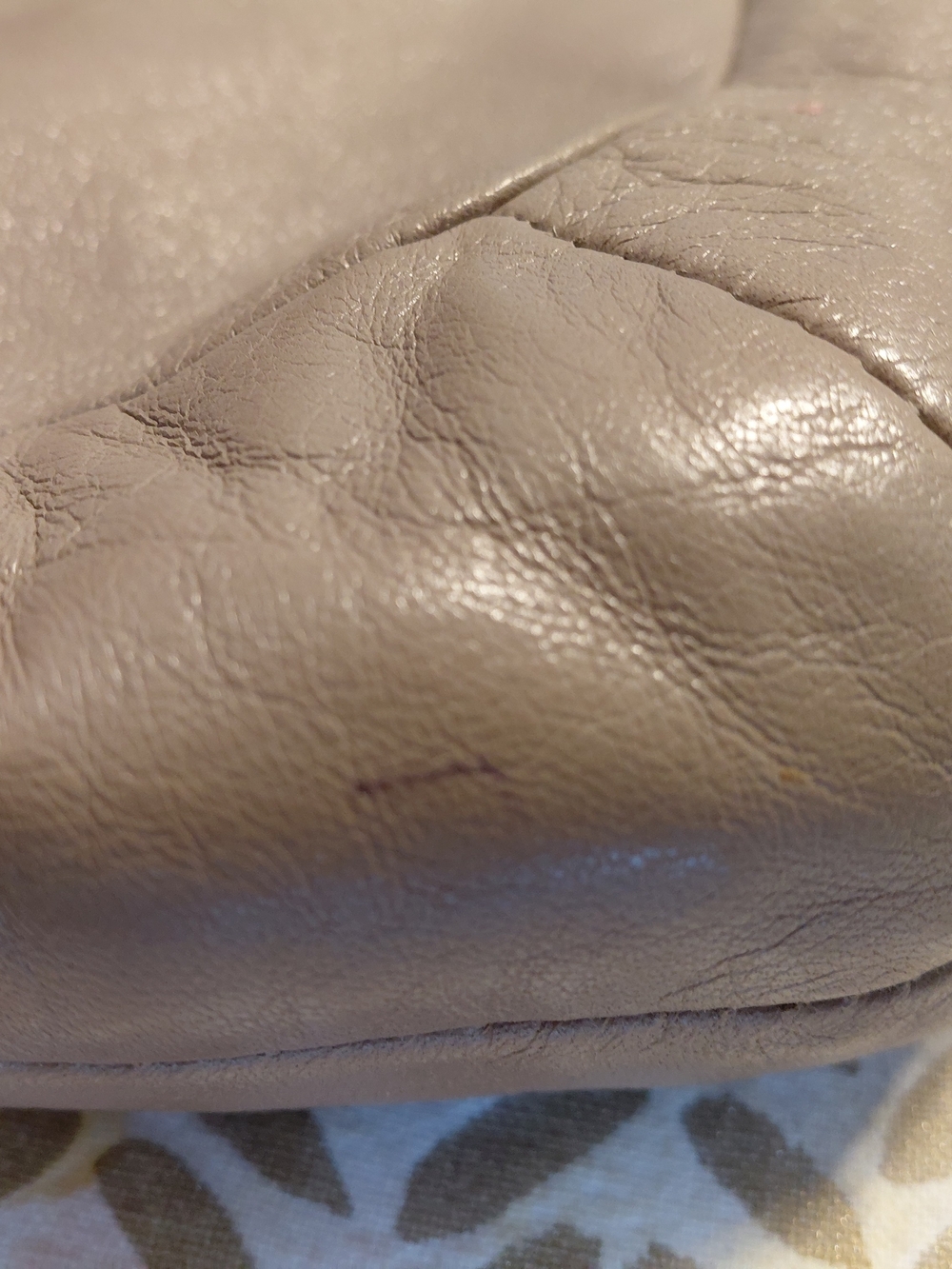 Coach Small Gray Kristin Hobo Leather Purse Handbag 19292 - Picture 9 of 10